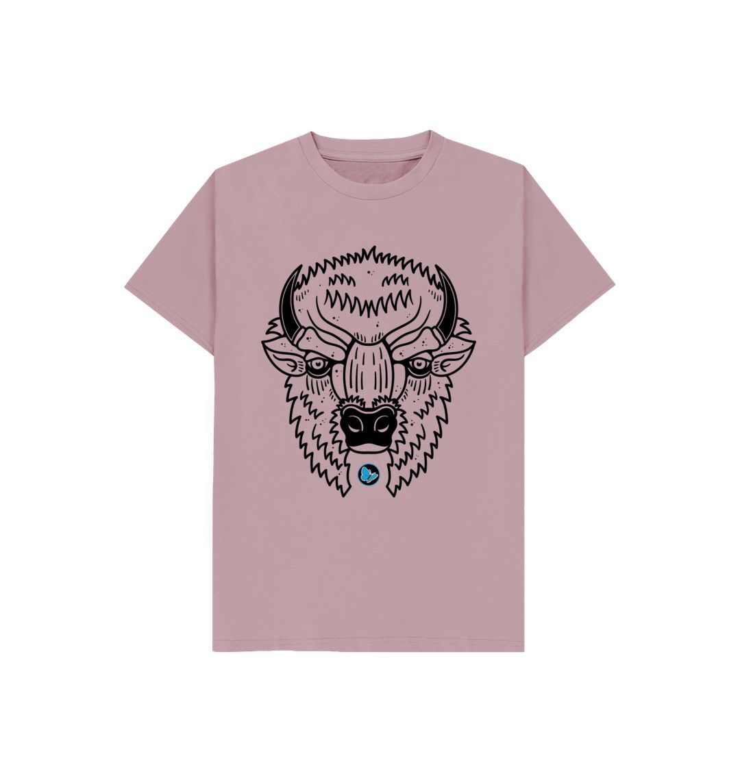 Mauve Bison Strong T-Shirt - Children