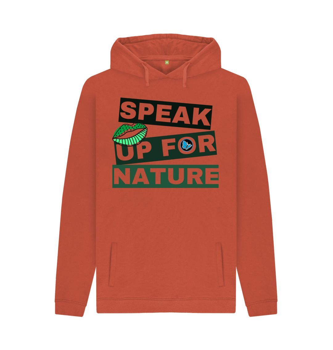 Rust Speak Up For Nature Pullover Hoody - Teemill