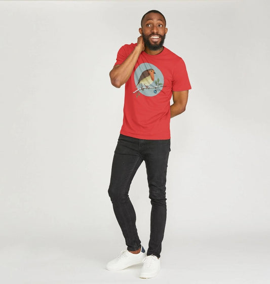 Christmas Robin T-Shirt - Teemill