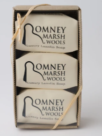 Gift Box of 3 x 150g Luxury Lanolin Bath Soaps