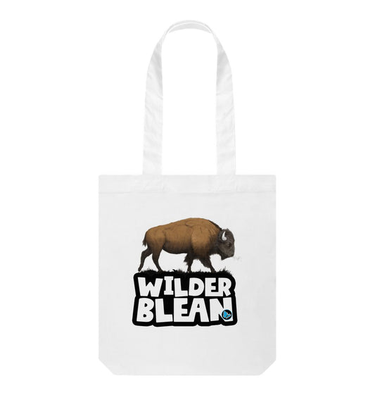 White Wilder Blean Tote Bag