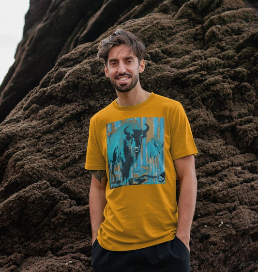 Bison Art T-Shirt - Teemill