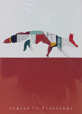 Christmas Fox Greeting Card