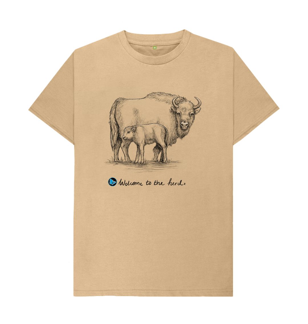 Sand Welcome to the Herd T-Shirt - Teemill